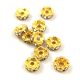 Rondelle Gold Colour - crystal - 6mm