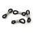 Glasses holder - Silicone - Black