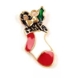 Pendant - Xmas Sock- 20x11mm