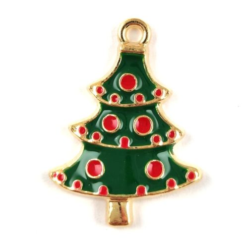 Pendant - Christmas Tree - 25x19mm