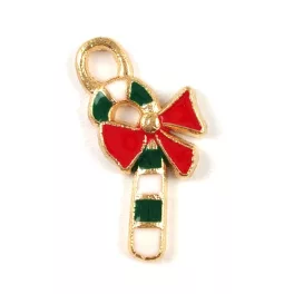 Pendant - Christmas Sugar Hook - 22x11mm
