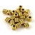 Metallic Round Bead - 3 rings - Gold Colour - 4x4mm