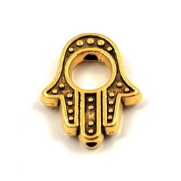 Link - Hamza - Gold Colour - 15.5 x 3 x 3 mm