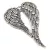 Angel Wings - Platinum Colour - 68x47mm