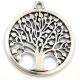 Pendant - Tree of Life - Platinum Colour - 38x34mm