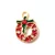 Pendant - Xmas wreath - 17x12mm