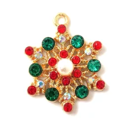 Pendant - Snowflake - 24x19mm