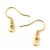 Earwire - with Round Bead -Gold Colour