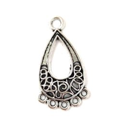 Link - for Earrings - Antique Silver Colour - 28mm