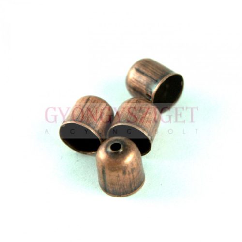 Cord End - Antique Copper Colour - 6mm