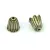 Gyöngykupak - Tulipán- antik sárgaréz színű - 11x10mm