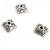Bead Cap - Piramid - Platinum Colour - 10x5mm