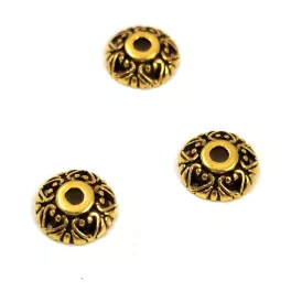 Bead Cap - Gold Colour - 10x3mm