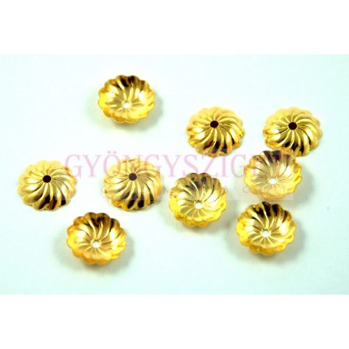 Gyöngykupak - arany színű - 10mm