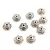 Bead Cap - Flower - Antique Silver Colour - 7x3mm