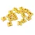 Bead Cap - Gold Colour - 6 x 6 x 2 mm