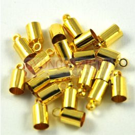 Cord End - Gold Colour - 3x9mm