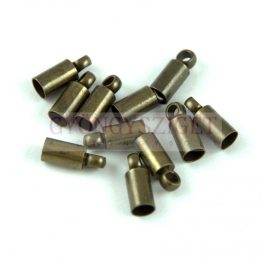 Cord End - Antique Brass Colour - 3x9mm