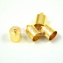 Végzáró - arany színű - 8x12mm