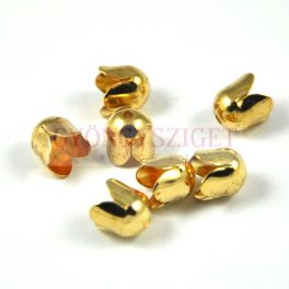 Gyöngykupak - arany színű tulipán - 7mm