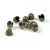 Gyöngykupak - antik sárgaréz színű tulipán - 8mm