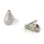Bead Cap - Platinum Colour - 12x11mm