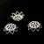 Bead Cap - Platinum Colour - 10mm