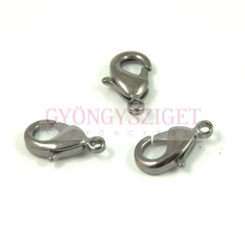 Lobster Clasp - Light Silver Colour - 12x8mm