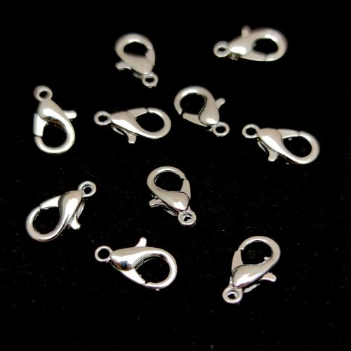 Lobster Clasp - Silver Colour - 12x6mm