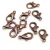Lobster Clasp - Antique Copper Colour - 12x6mm