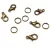 Lobster Clasp and Jump Ring - Antique Brass Colour - 12x6mm + 7mm