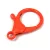Safety Clasp - Heart Shape - Orange  - 35 x 24 x 5 mm