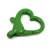 Safety Clasp - Heart Shape - Dark Green - 26 x 22 x 6 mm