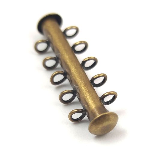 5 Strand Clasp - Antique Brass Colour