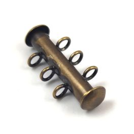 3 Strand Clasp - Antique Brass Colour