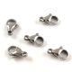 Lobster Clasp - Platinum Colour - 11x7mm - stainless steel - 10pcs