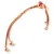 Metal Bracelet Base  - Rose Gold Plated - slipknot - 22cm