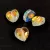 Orienal glass crystal - Heart - Crystal AB - 10mm - top to bottom drilled