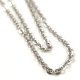 Chain - Stainless Steel - Platinum Colour - 100 cm