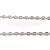 Chain - Plain - Platinum Colour  - 3 x 2 x 0.6 mm