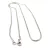 Chain - Platinum Colour - 1.5 mm - Stainless Steel - 50cm