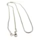 Chain - Platinum Colour - 1.5 mm - Stainless Steel - 50cm