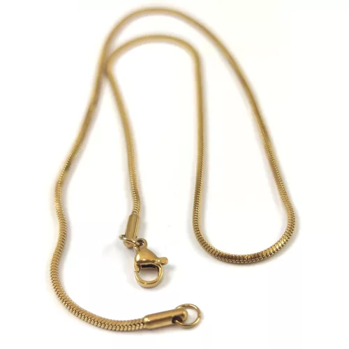 Chain - Gold Colour - 1.4 mm - Stainless Steel - 40cm