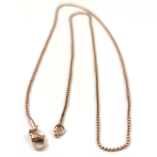 Chain - Gold Colour - 1.5 mm - Stainless Steel - 50cm