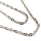 Chain - Snake - Platinum Colour - 3.5 x 2.5 mm - Stainless Steel