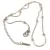 Chain - Platinum Colour - Stainless Steel - 42+6cm