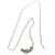 Chain - Stainless Steel - Platinum Colour - 44cm - adjustable