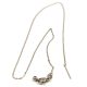 Chain - Stainless Steel - Platinum Colour - 44cm - adjustable