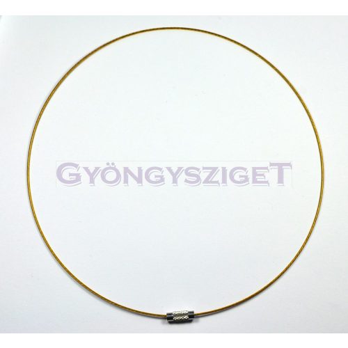 Necklace Base - Wire - Gold Colour - 45 cm