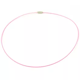 Necklace Base - Wire - Pink Colour - 45 cm